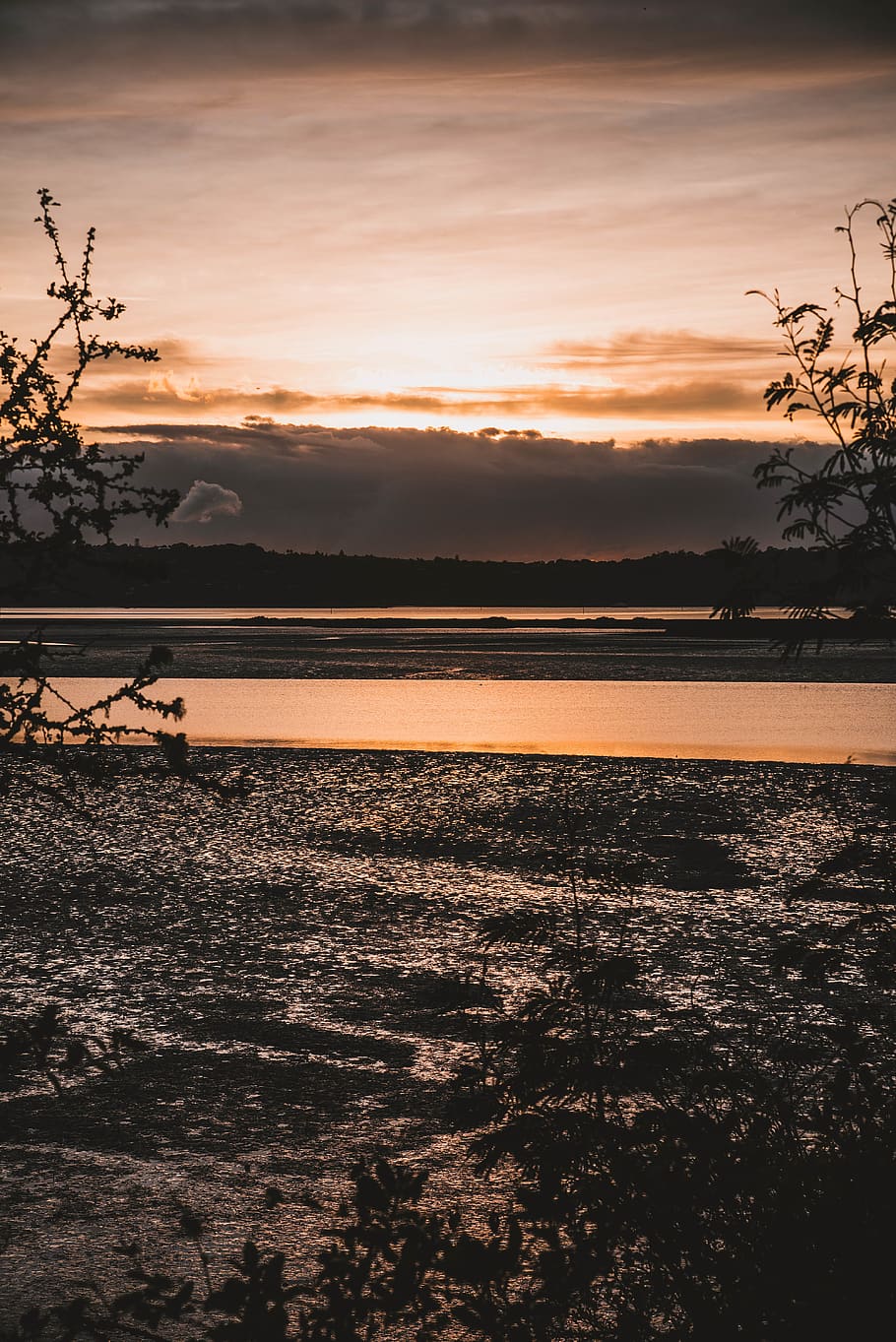 nature, sky, sunset, dawn, dusk, outdoors, red sky, sunlight HD wallpaper