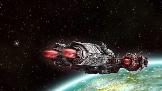 space, spacecraft, shuttle, rocket, vehicle, 3d, future, technology HD wallpaper