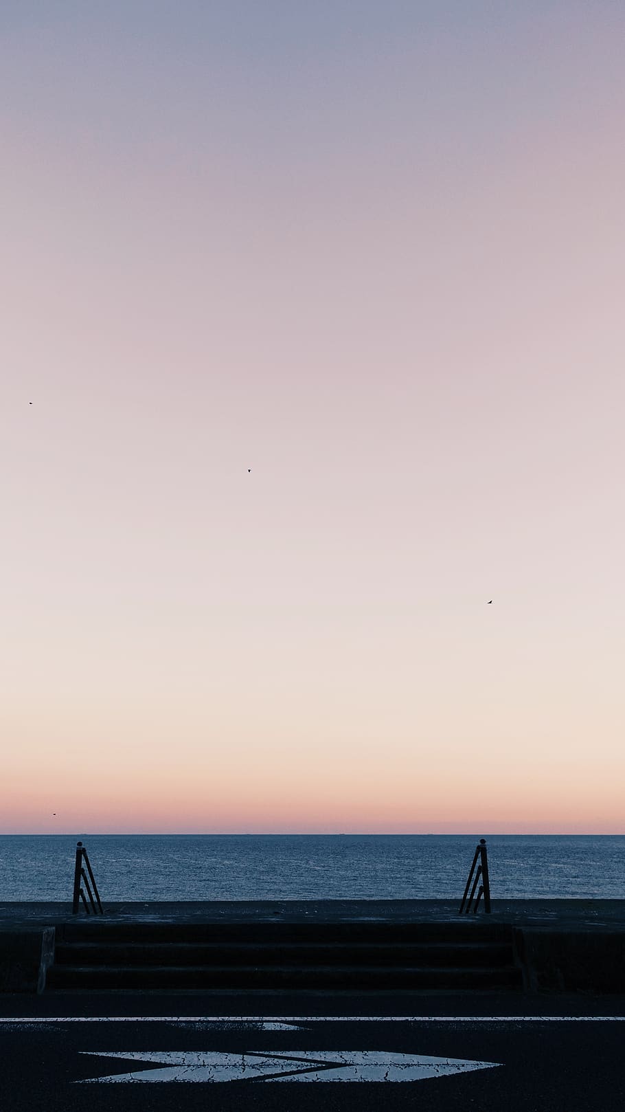 sky, water, sea, sunset, horizon over water, beauty in nature HD wallpaper