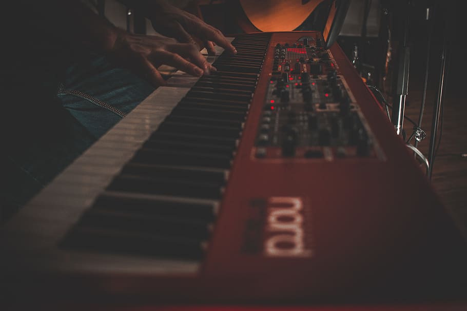 canada, goderich, fauxpop station, nord, keys, piano, indoors, HD wallpaper