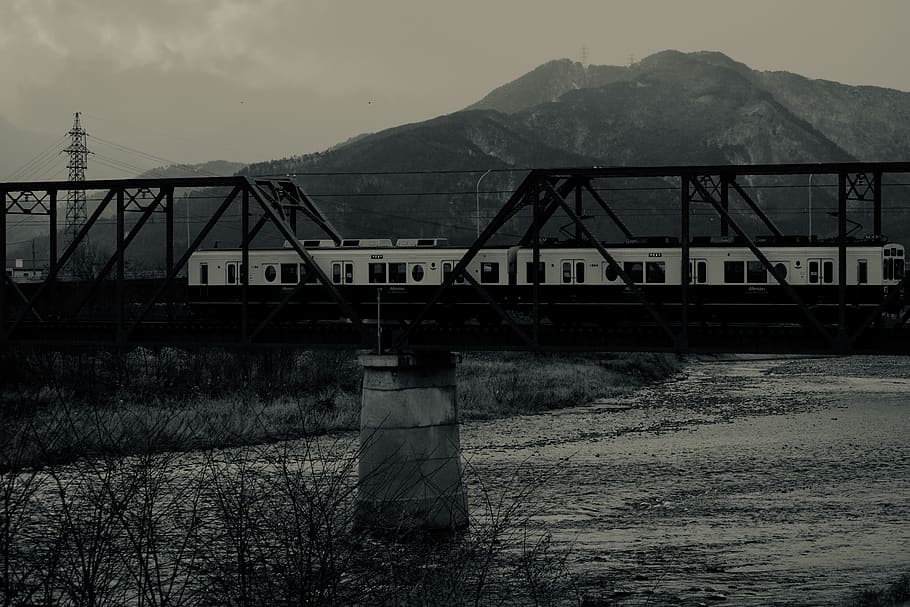train, train track, rail, railway, transportation, vehicle HD wallpaper