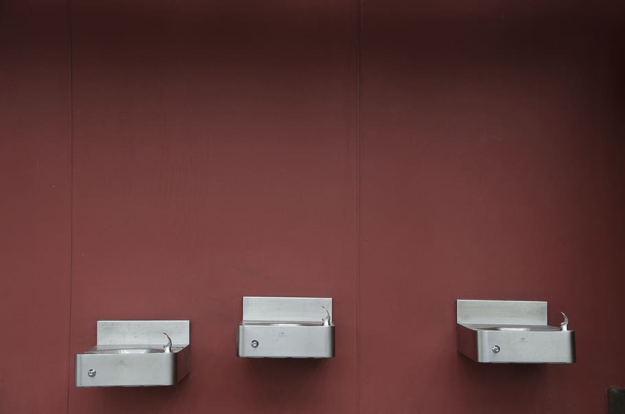 drinking fountains, electricity, wall - building feature, copy space HD wallpaper