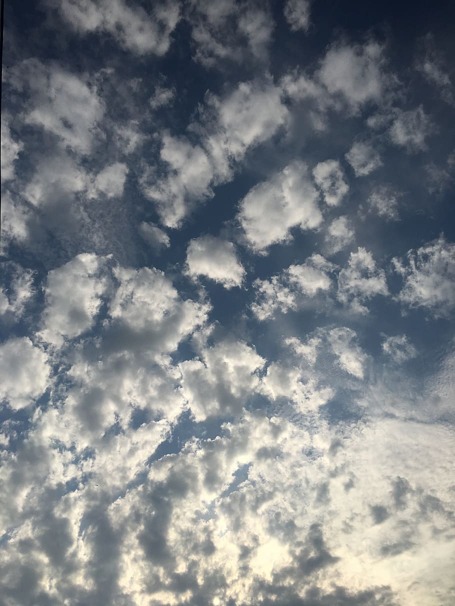 sky, blue, cloud, cloud - sky, beauty in nature, low angle view HD wallpaper