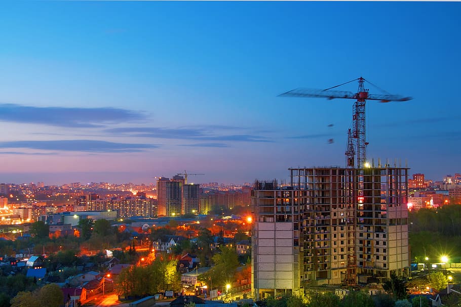 architectures, ufa, block, build, building, cement, concrete HD wallpaper