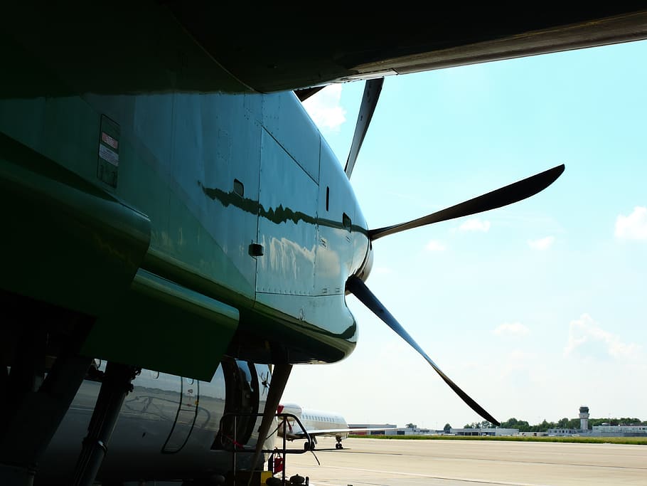 bombardier, dash8, dhc8, q400, aircraft, airplane, propeller HD wallpaper