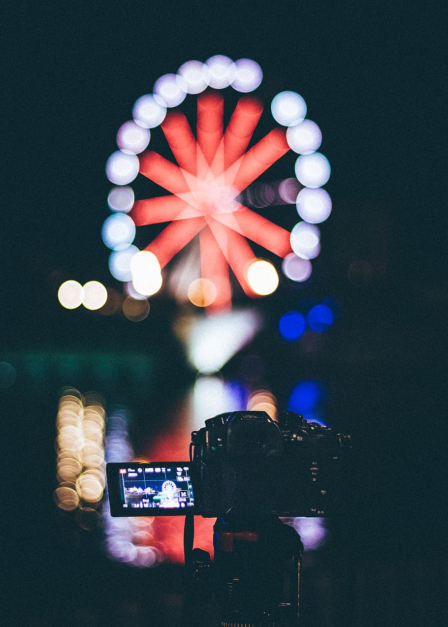 filming camera that is turned on, photography themes, technology HD wallpaper