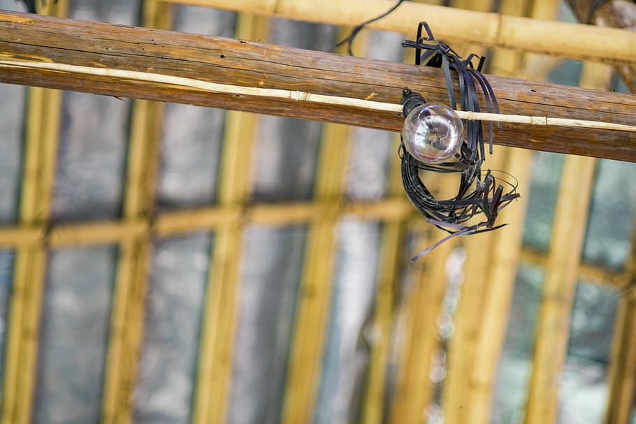 Shallow Focus Photography Of Light Bulb, metal, close-up, no people HD wallpaper