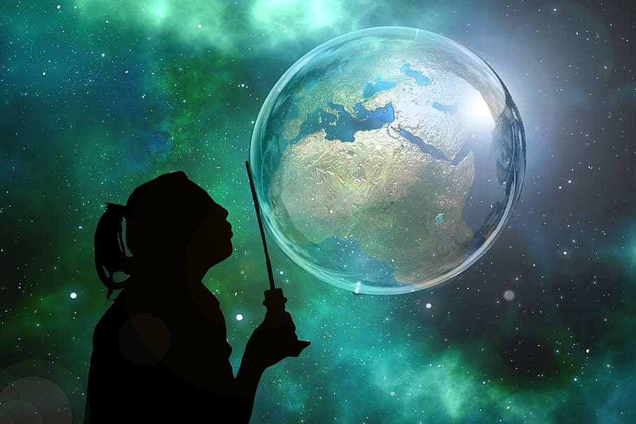 soap bubble, globe, earth, world, galaxy, global, trip around the world HD wallpaper