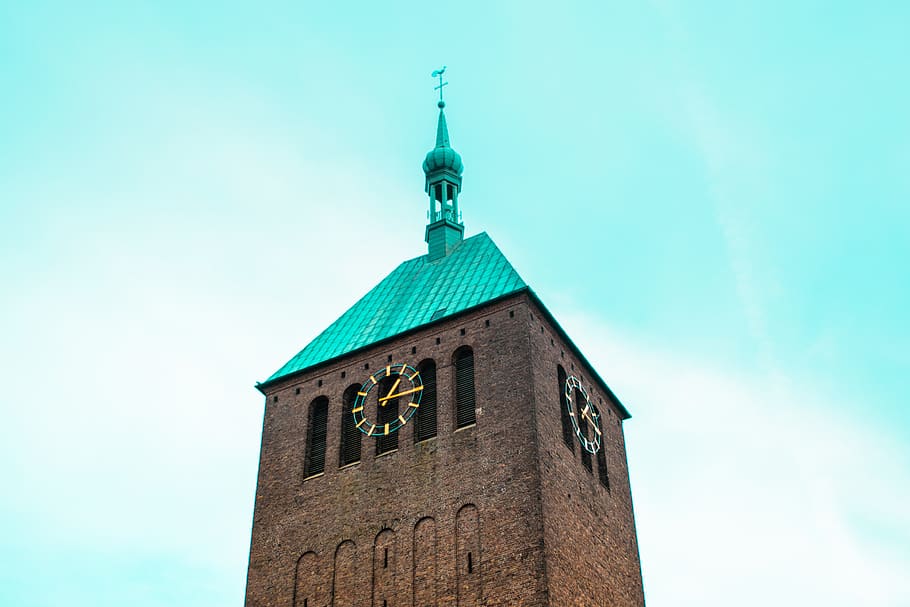 tower, architecture, building, clock tower, spire, steeple HD wallpaper