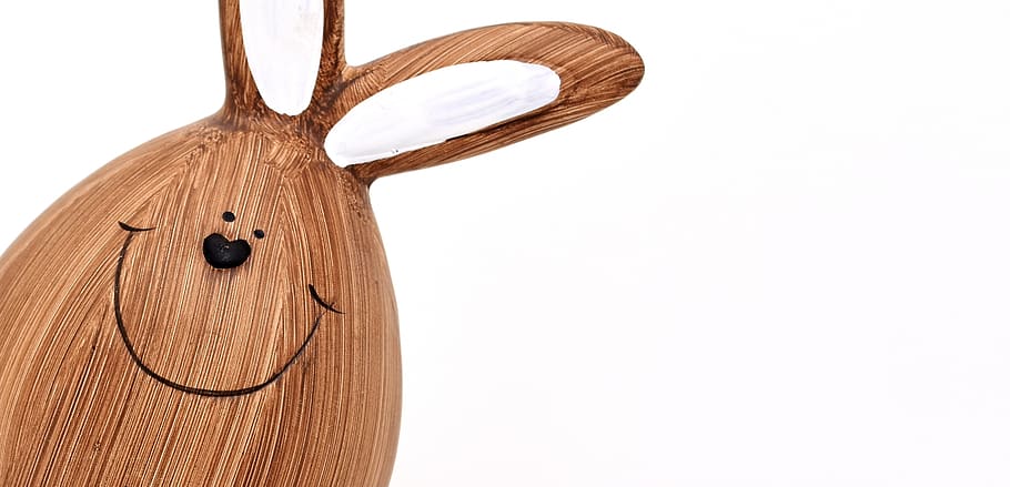 easter, easter bunny, spring, figure, easter decoration, happy easter HD wallpaper