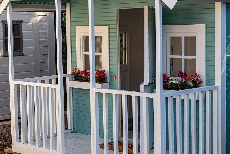 porch, railing, door, window, patio, furniture, chair, fence HD wallpaper