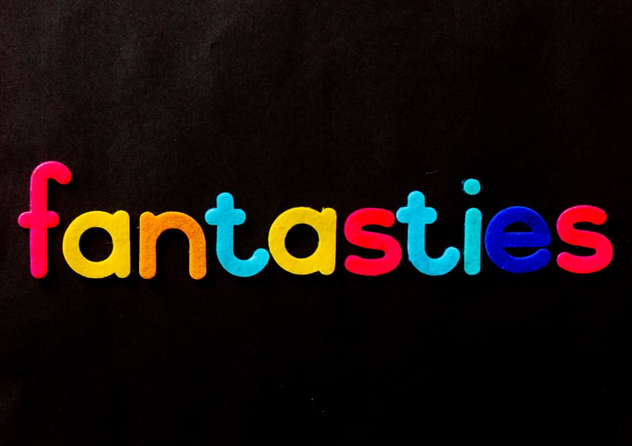 Black Background With Fantasties Text Overlay, abc, alphabet HD wallpaper