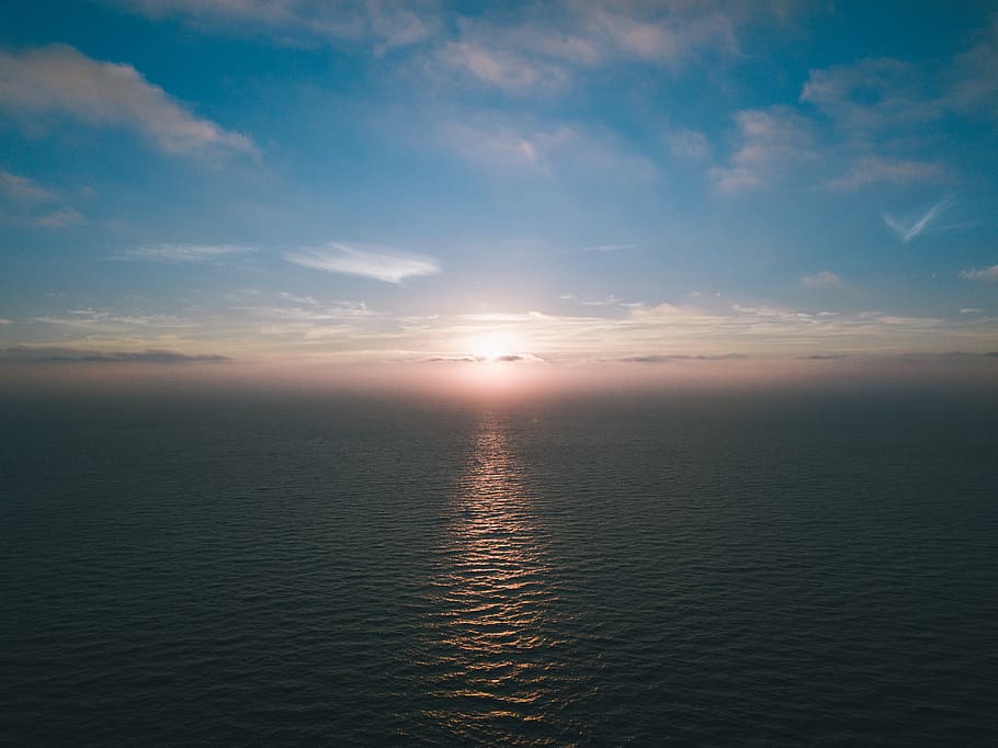 nature, outdoors, sky, sun, sunset, flare, light, sunlight HD wallpaper