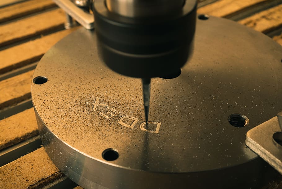 engraving on metal, milling, details, cnc, machine, drill, tool