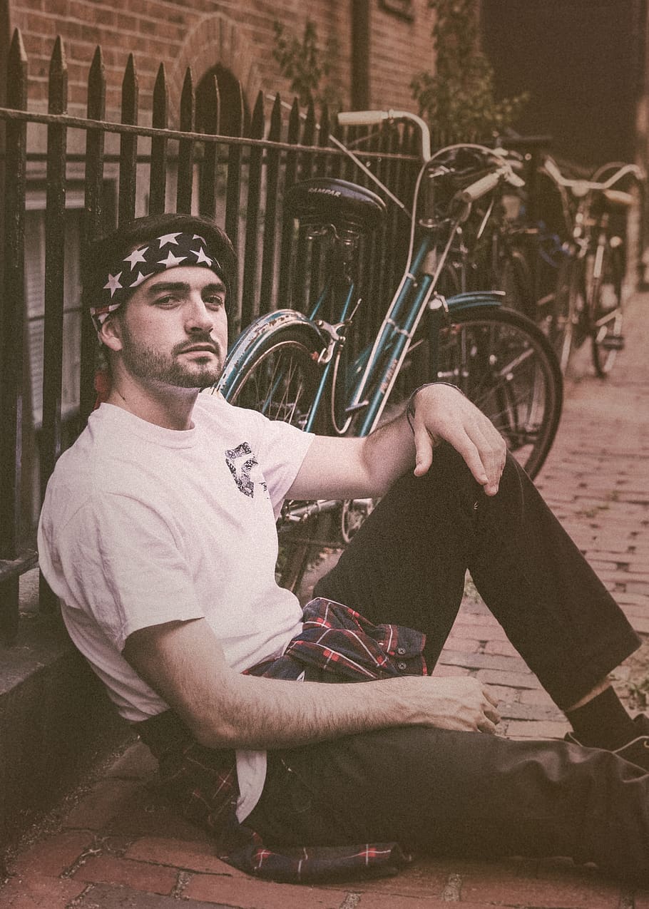 one person, young men, young adult, bicycle, transportation HD wallpaper