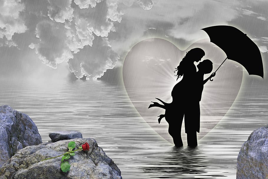 Romantic Couples In Rain  1920x1200 Wallpaper  teahubio