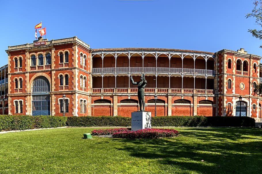 architecture, bullring, sand, salamanca, spain, matador, bulls, HD wallpaper