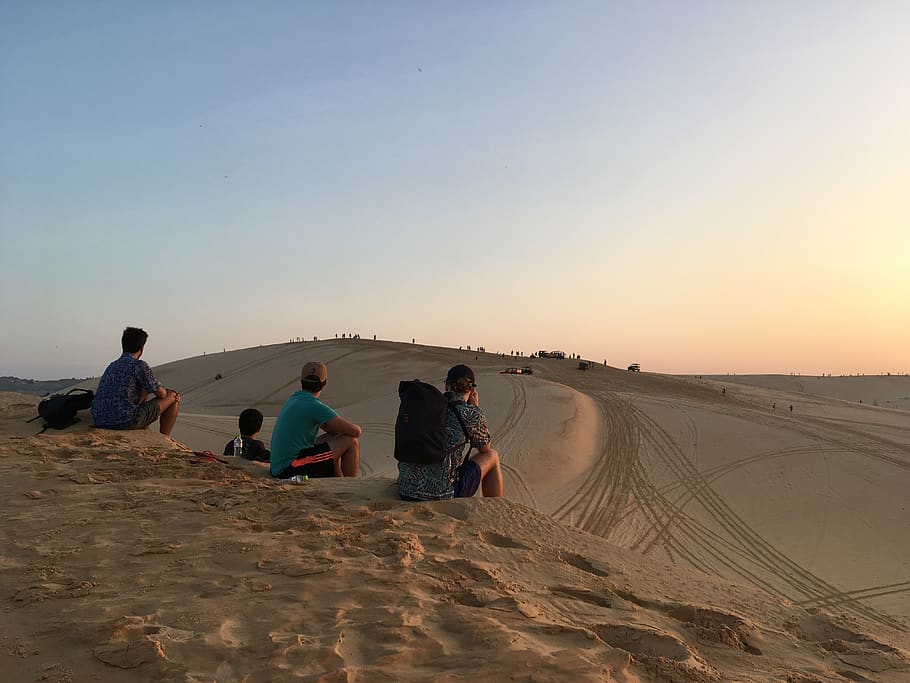 vietnam, phan thiet, mũi né, white sand dunes, mui ne, landscape