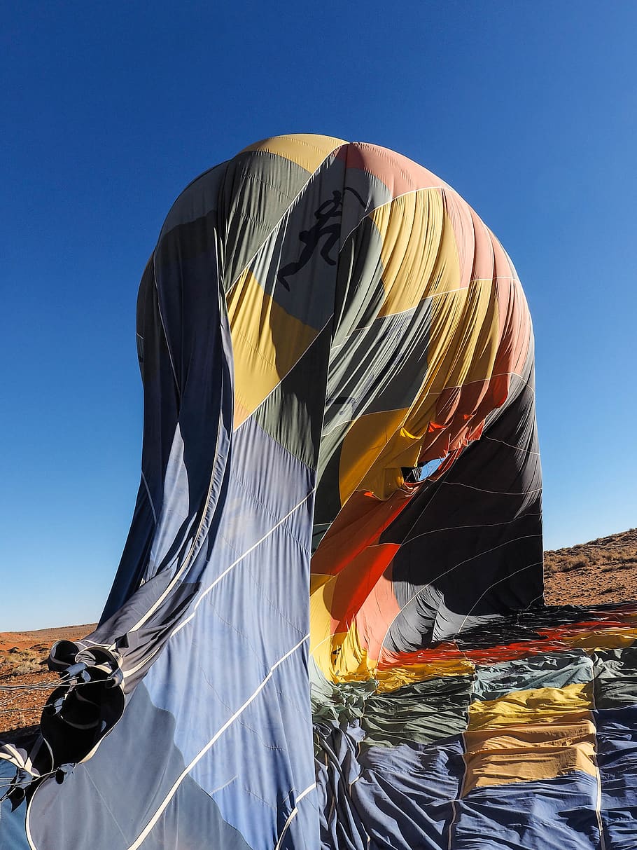 namibia, ballooon, clear sky, day, nature, no people, textile HD wallpaper