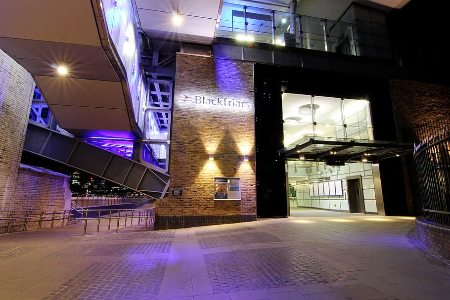 united kingdom, blackfriars, architecture, illuminated, built structure HD wallpaper