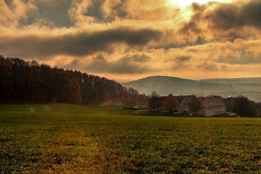 sunshine, sky, dresden, cloud - sky, environment, scenics - nature HD wallpaper