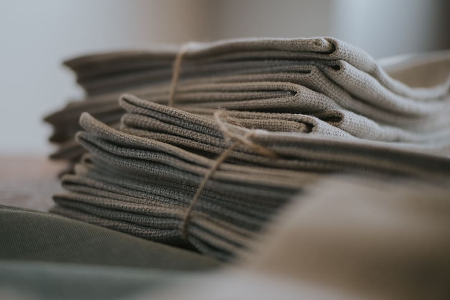 gray textile in shallow focus shot, fabric, ronac lifestyle center HD wallpaper