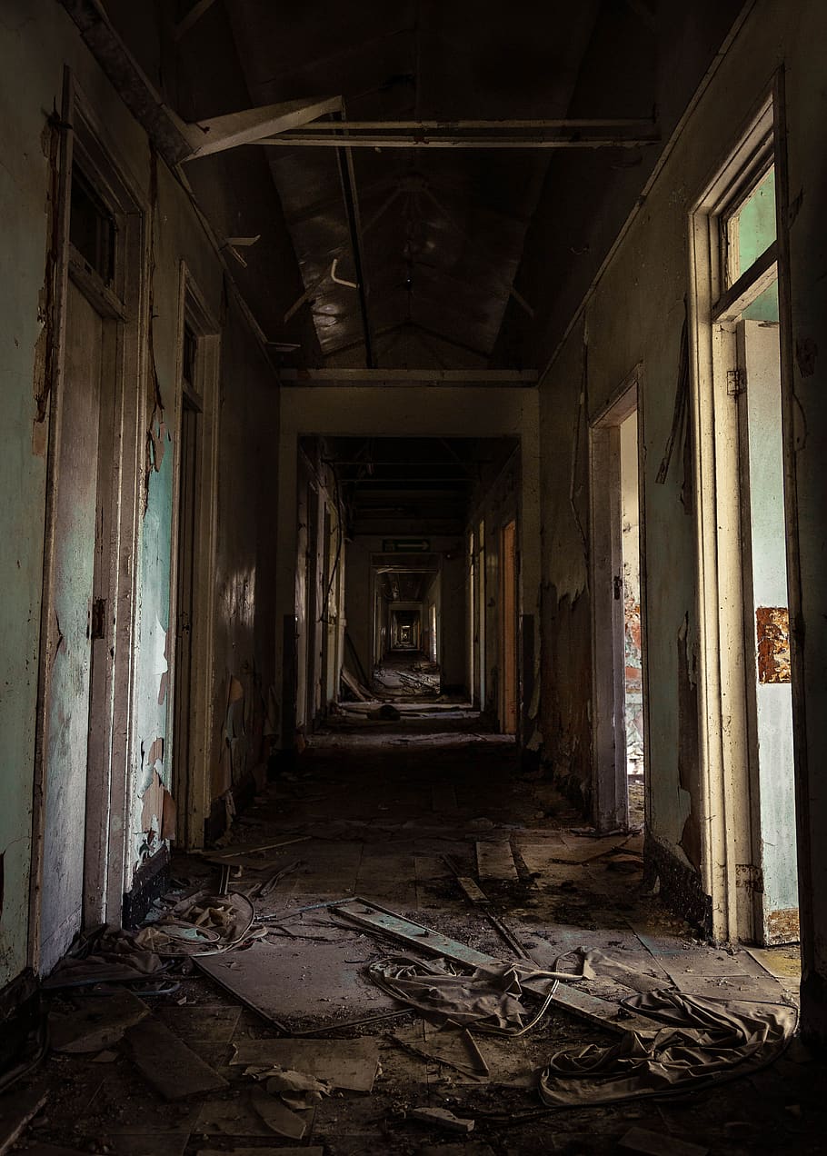 abandon facilities, abandoned, damaged, building, architecture HD wallpaper