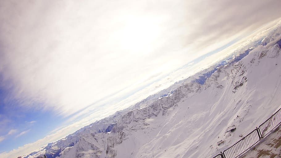 zugspitze, snow, winter, cold temperature, beauty in nature HD wallpaper