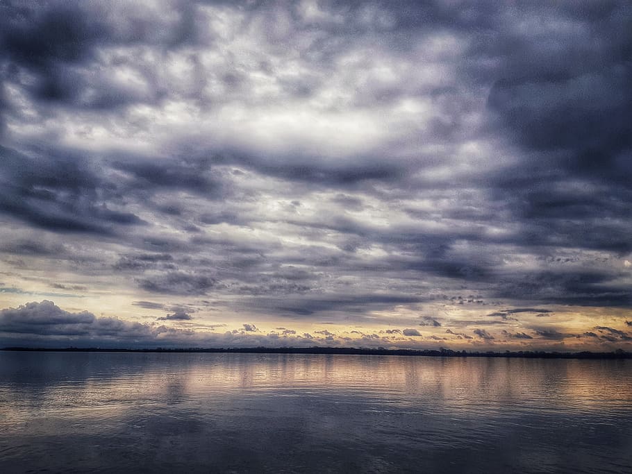canada, saint-sulpice, cloud - sky, water, beauty in nature HD wallpaper
