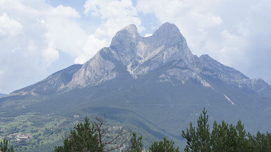 spain, pedraforca, mountains, mountaineering, catalonia, mountain landscape HD wallpaper