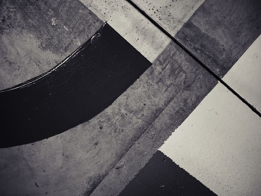 lines, graphic, concrete, parking, street, geometric, grex HD wallpaper