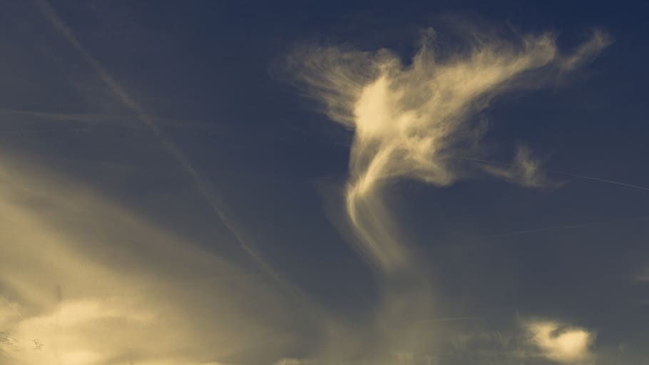 germany, friedrichshafen, angel, sky, cloud, cloud - sky, low angle view
