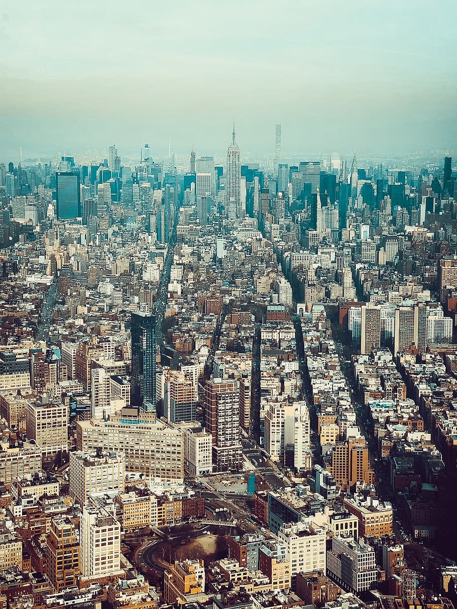 New York City, U.S.A., building, cityscape, street, road, skyscraper
