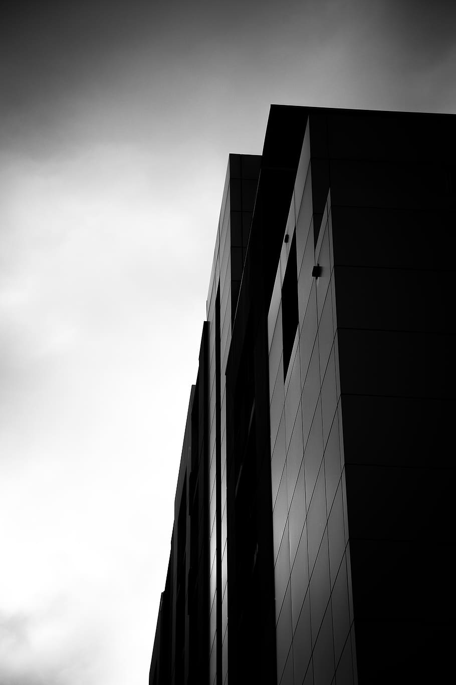 Grayscale Photograph of High-rise Building, architect, architectural HD wallpaper