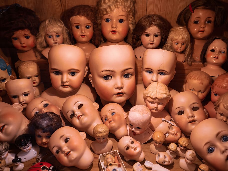 assorted doll collection, variation, large group of objects, choice HD wallpaper