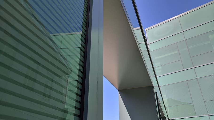 modern, building, green, abstract, urban, skyscraper, glass HD wallpaper