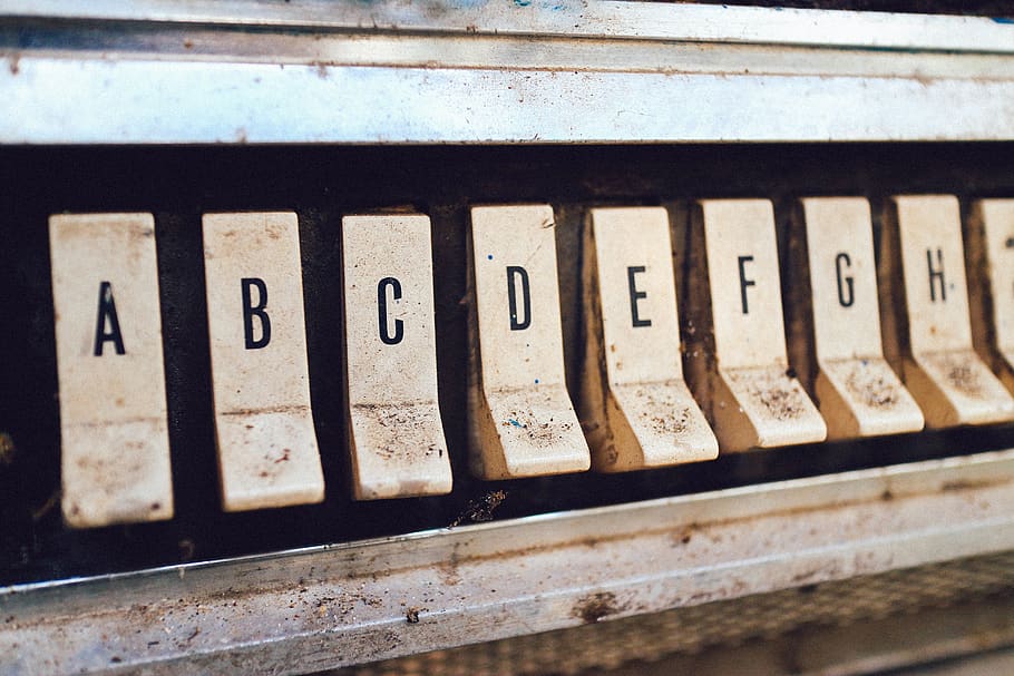 still, items, things, alphabet, letters, switches, dirty, dust HD wallpaper