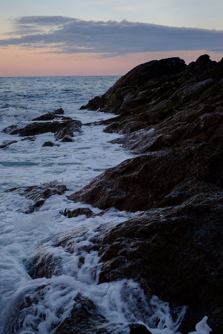 sea, sky, water, beauty in nature, scenics - nature, rock, rock - object HD wallpaper