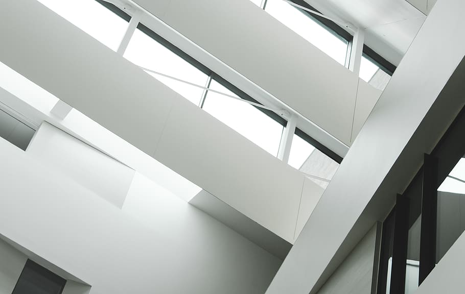 architecture, building, built structure, low angle view, modern HD wallpaper