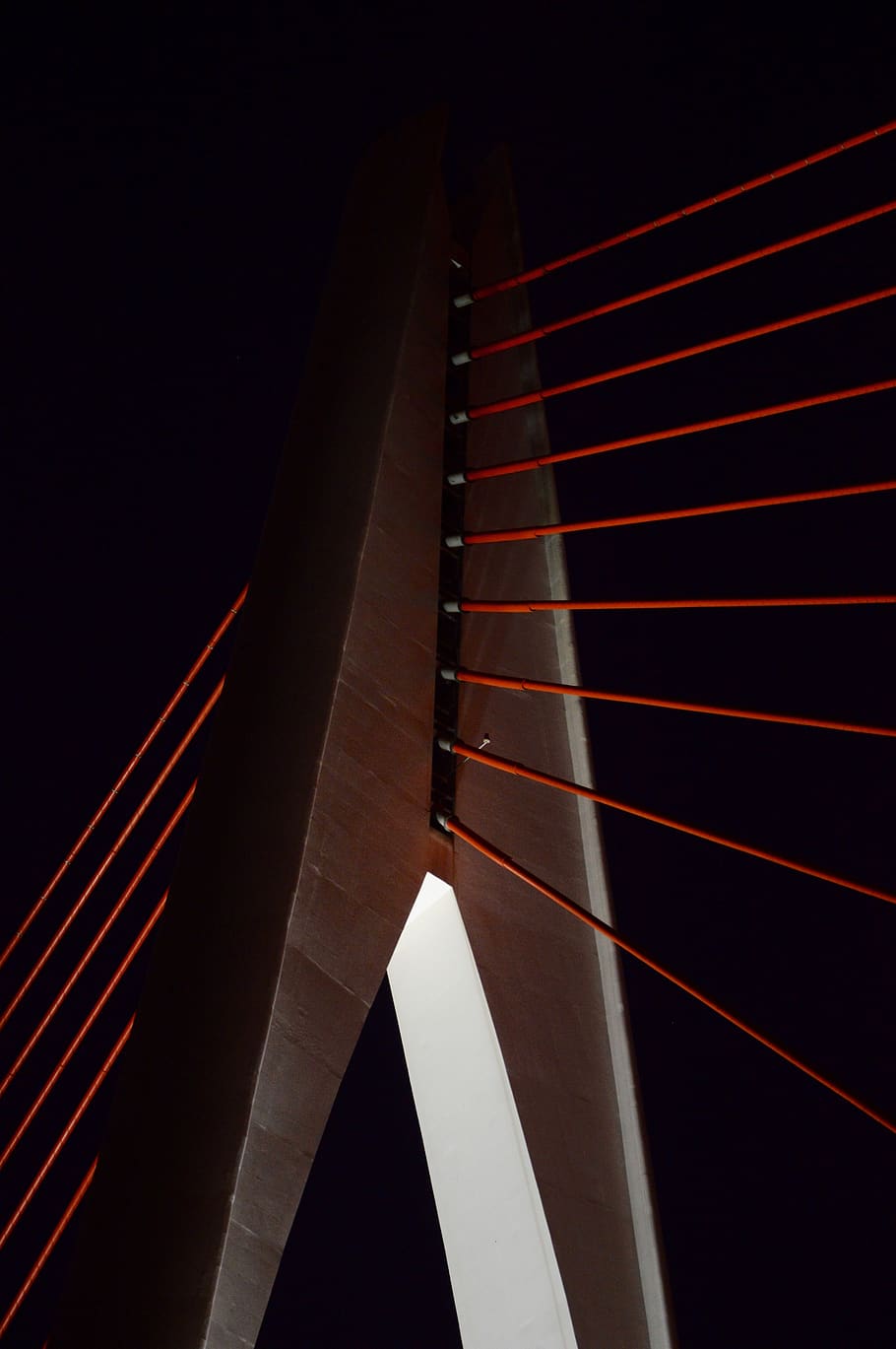 bridge tower, cables, music, no people, string instrument, musical instrument HD wallpaper