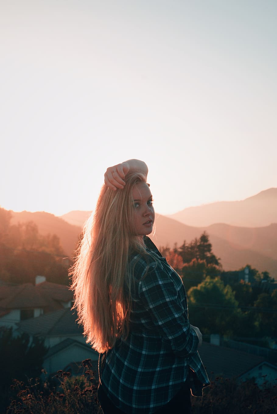 woman in standing gesture, person, human, people, girl, female