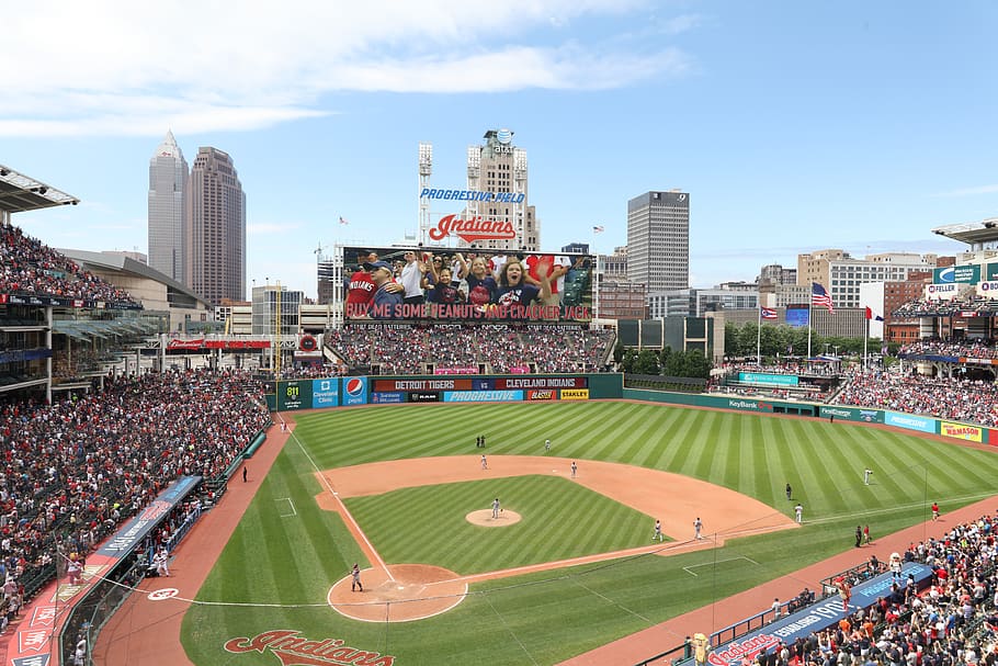 baseball stadium, crowd, sport, built structure, architecture HD wallpaper