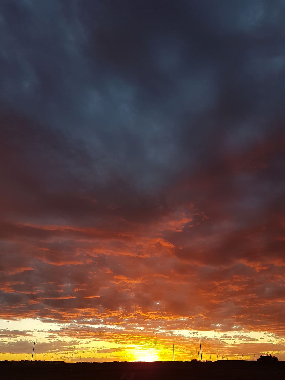 argentina, mar del sur, clouds, sunset, cloud - sky, scenics - nature, HD wallpaper