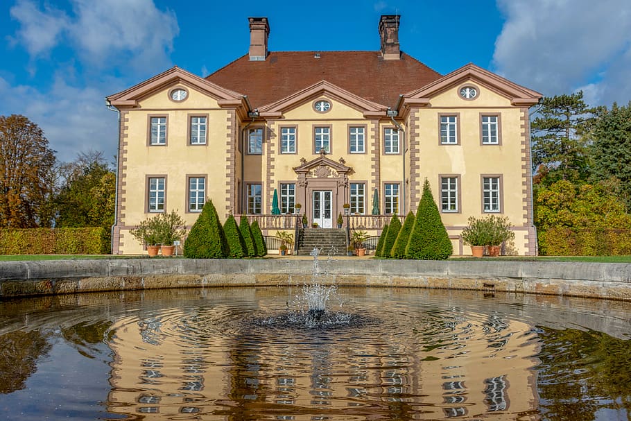 castle, architecture, landscape, historical, built structure HD wallpaper