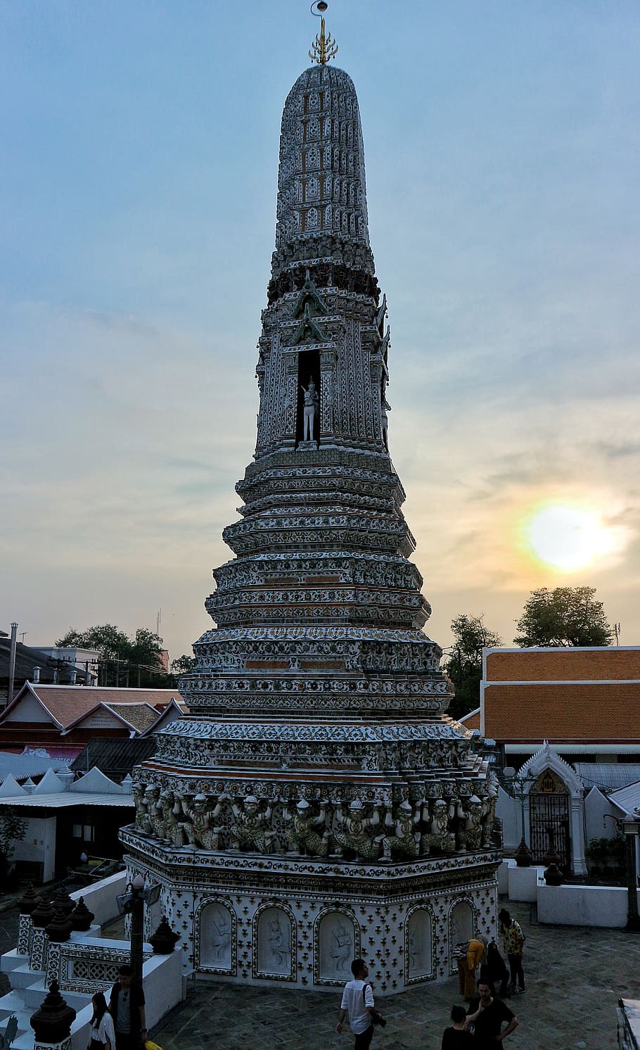white landmark during daytime, temple, bangkok, thailand, monument HD wallpaper