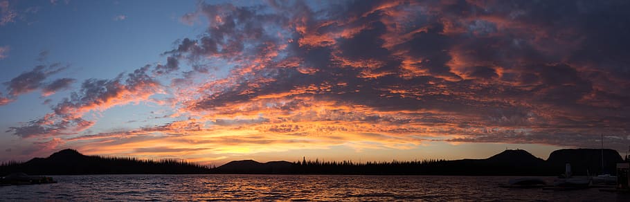 nature, outdoors, sky, cloud, sunrise, red sky, dawn, sunset HD wallpaper