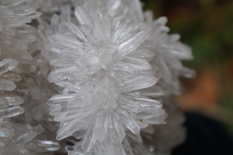 nature, flower, quartz, crystal, natural, gemstone, rock, mineral HD wallpaper