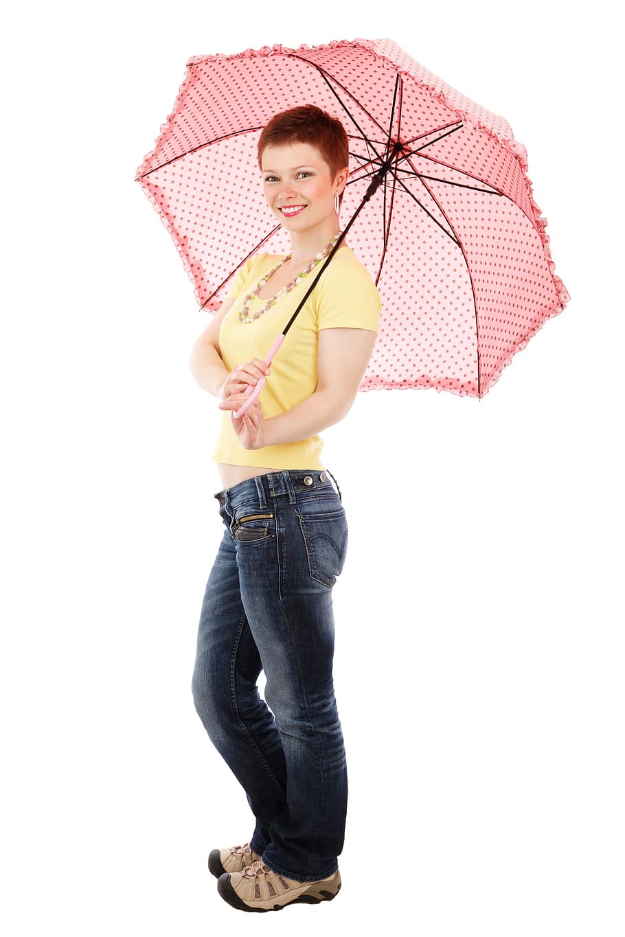 Posing With Umbrella Free Stock Photo - Public Domain Pictures