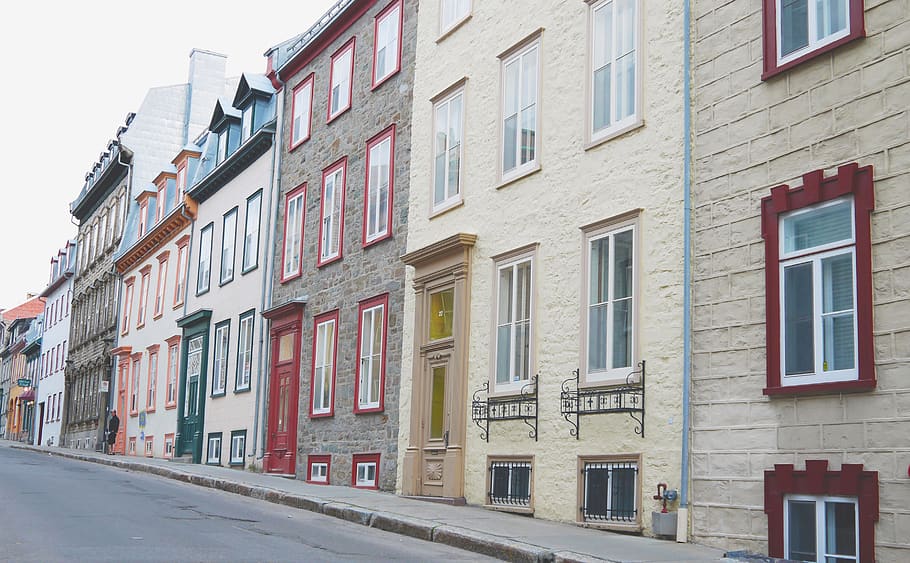 canada, québec city, wall, quebec, oldquebec, facade, colorwall HD wallpaper