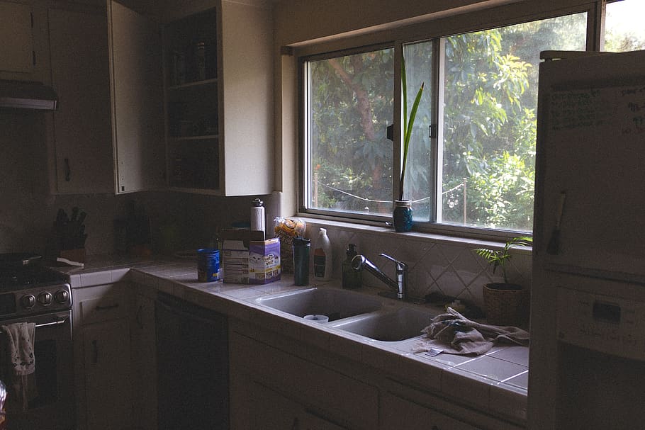 house, light, homey, simple, living, kitchen, morning, window HD wallpaper